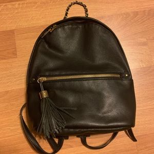 Margot leather tassel backpack